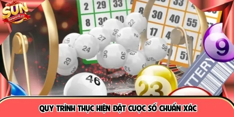 Quy trình thực hiện đặt cược số chuẩn xác.